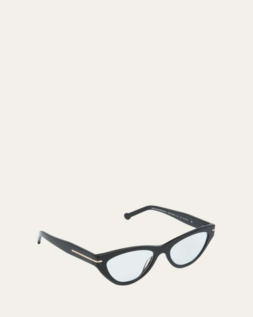 Blue Light Blocking Acetate Cat-Eye Glasses